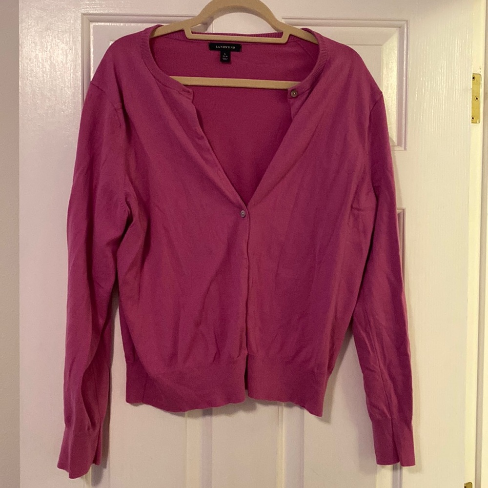 Lands End Cardigan